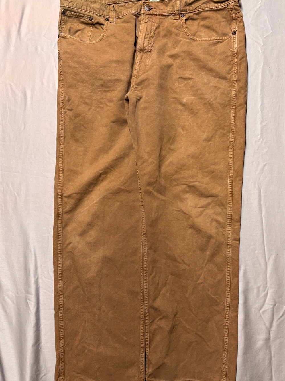 Coastal cotton chino pants Camel Brown men’s size 38